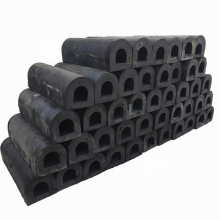 High quality jetty fender  marine rubber d shape dock bumper